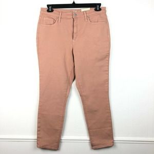 Universal Thread 12 Skinny Jeans Pink Mid Rise